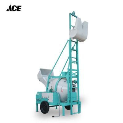 ODM/OEM Construction Machinery Diesel Engine Lifting Hopper Concrete Mixer Factory