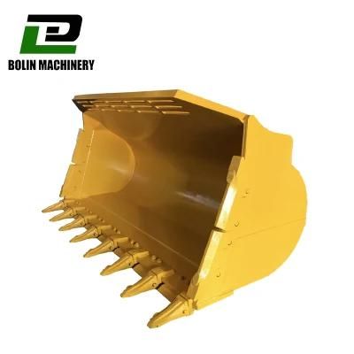 Wheel Loader Parts Wa320 Rock Bucket for Komatsu Caterpillar Volvo John Deere Loader