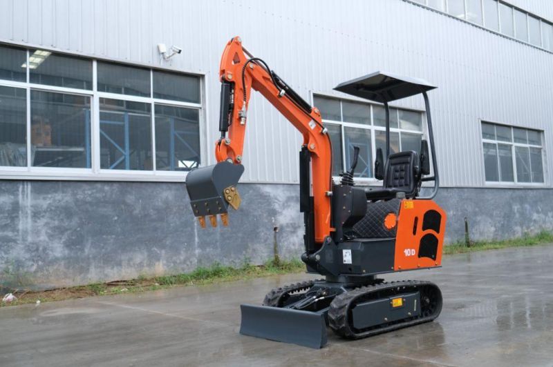 CE EPA Mini Excavator 1.0 Ton 1.5 Ton 1.8 Ton 2.0 Ton Cheap Mini Digger Side Swing Boom Thumb Bucket Cab Installed Mini Excavator for Sale