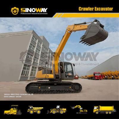 Sinoway 15 Ton Crawler Undercarriage Excavator in Stock