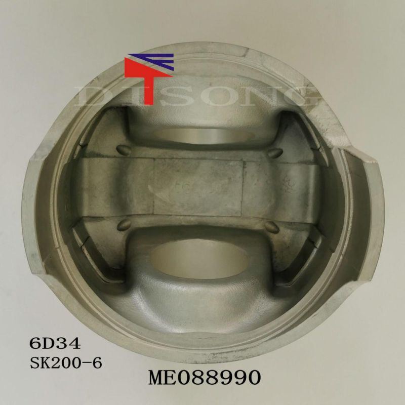 High-Performance Diesel Engine Engineering Machinery Parts Piston Me088990 for Engine Parts 6D34 Sk200-6 Generator Set