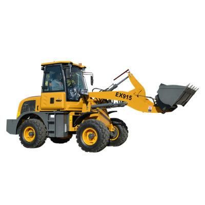 China Small Huaya Mini Loaders for Sale Ex915 Wheel Loader