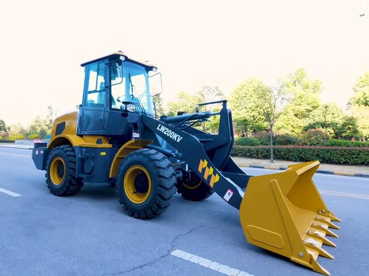 China Factory 2ton Automatic 4W Wheel Loader