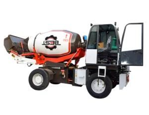 Multi-Funcation Small 3 Cubic Meter Automatic Self Loading Concrete Mixer Truck for Sale