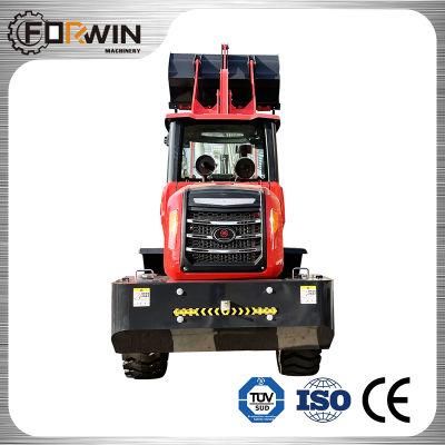 Mini Wheel Loader Compact Front End Loader with Small Shovel Bucket 1.5t Fw938b 4X4 for Sale