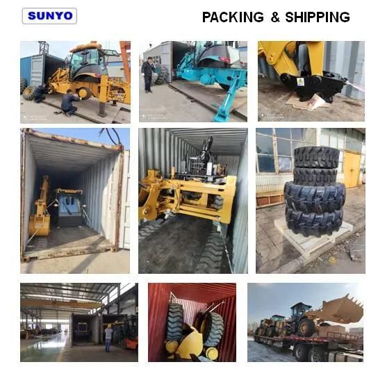 Sunyo Brand Sy388 Backhoe Loader Is Mini Excavator and Wheel Loader, Best Construction Equipment