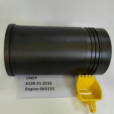 6128-21-2216 Excavator S6d155 Engine Liner