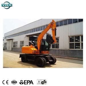 Made in China High Quality Yrx65-4L Wheel Excavator