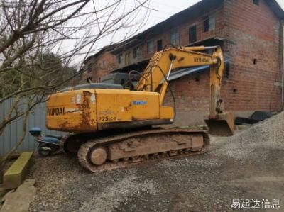 Used Mini Medium Backhoe Excavator Hyundai R225LC-7 Construction Machine Second-Hand