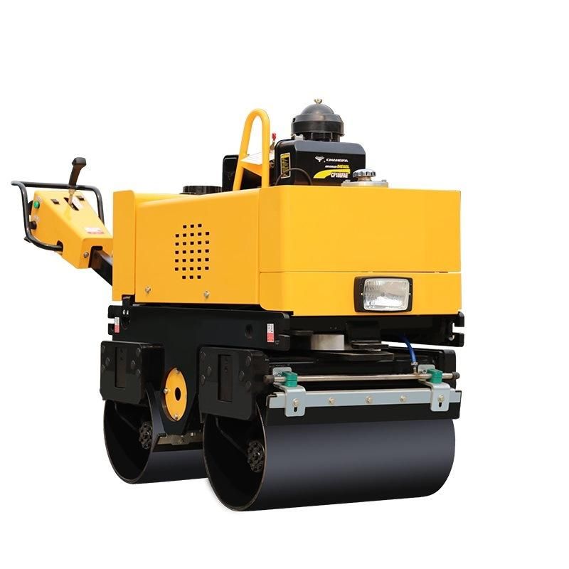 Factory Direct Sales Mechanical Driving and Vibrating Adopts Hydraulic Walk Behind Vibratory Asphalt Mini Road Roller by Gasoline Engine or Diesel Engine