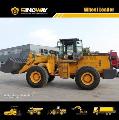 5 Ton Front End Loader Swl50e Wheel Loader with Shovel Bucket