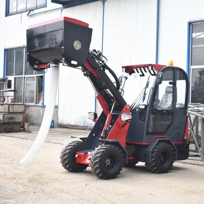 Mini Telescopic Wheel Loader with Skid Steer Loader Attachment Coupling Plate