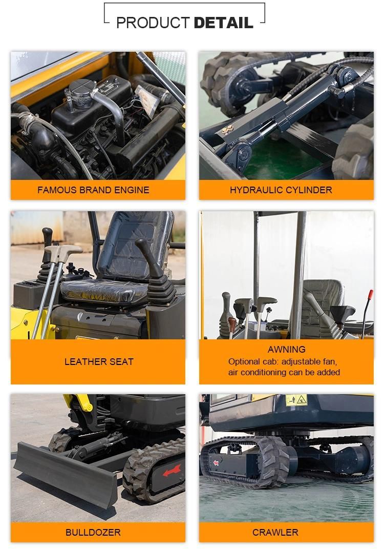 1.8 Ton to 2.5 Ton Mini Excavators Miniescavatore Factory Direct Price Hot Selling in China