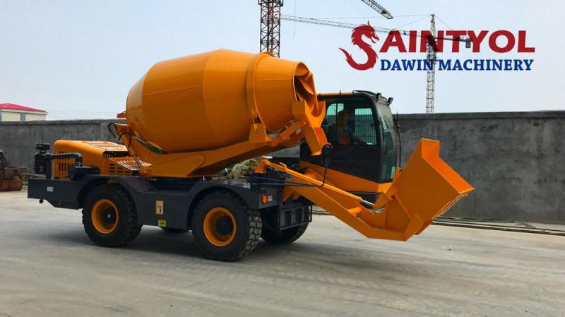 Concrete Batching Mixing Vehicles with Excavation, Loading and Transport Systems