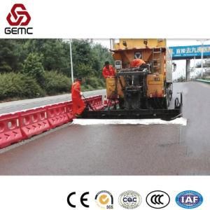 Micro Surfacing Paver Is Used All Levels Road Surface Maintenance