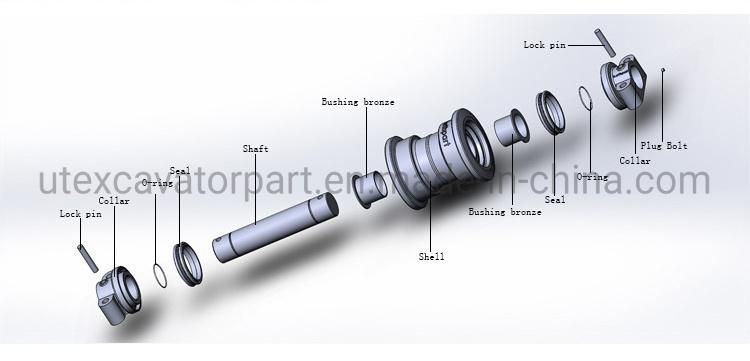 Track Roller E200b Bottom Roller Qy Roller and Sprockets for Tracks