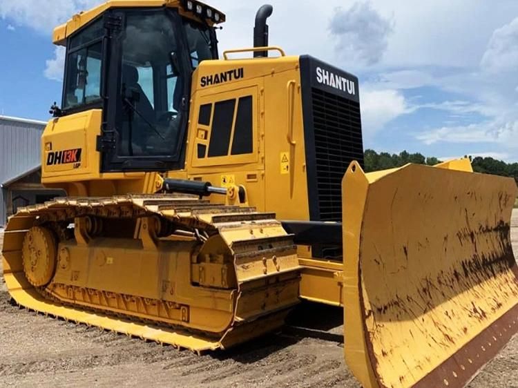 Shantui Brand Earthmoving Bull Dozer 154HP Dh13K Full Hydraulic Crawler Bulldozer