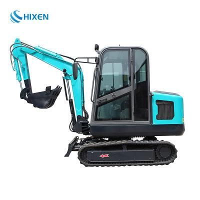 Ce Approved China 2.5ton Small Mini Crawler Digger Excavator Price with Closed Cab/Cabin for Sale