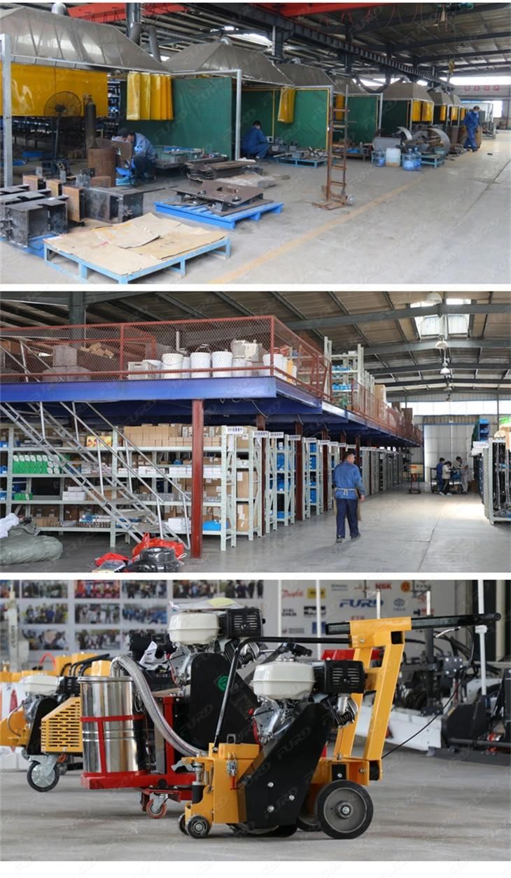 Self Propelled Electric Gasoline Engine Road Milling Machine