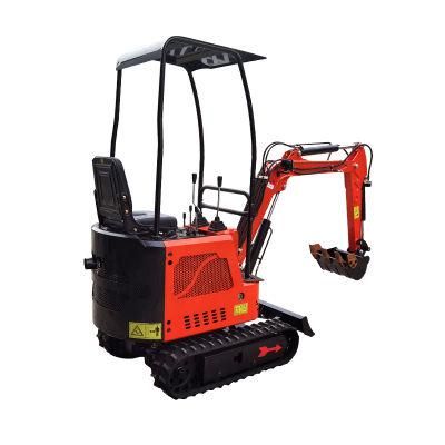 1 Ton Small Excavators for Sale Mini Excavators Digger Mini Hydraulic Garden Family Tool