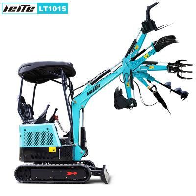 China CE Sale Mini Excavator 1 Ton Designed Digging Machine Multi-Function Small Hydraulic Crawler Excavator