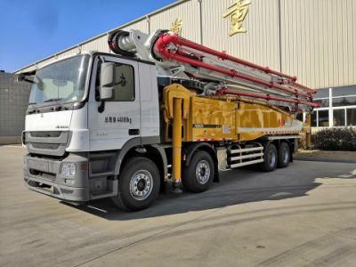 67m Reach 180m3 out Put Truck Mounted Concrete Pump Hb67V