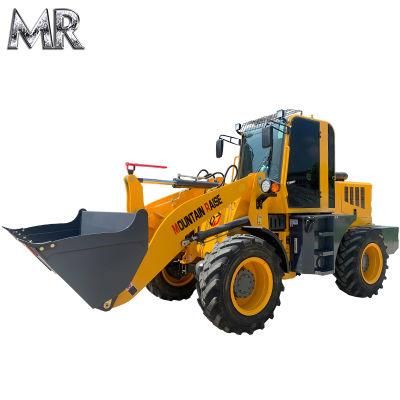 China Popular Brand 2.2ton 2.5 Ton Big Bucket Wheel Loader