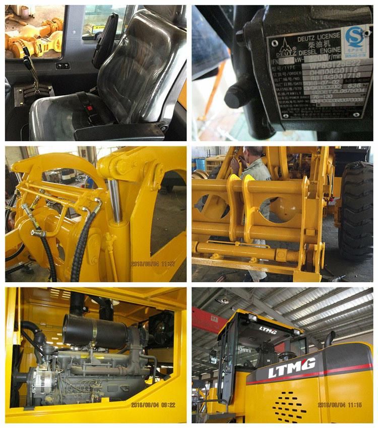 Chinese Production 1ton - 5ton Various Wheel Loader with Attachments