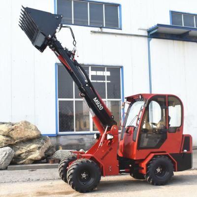 Chinese Cheap Mini Front Loader Backhoe Telescopic 4X4 Loader Price Shovel Loader for Sale