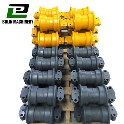 High Quality Excavator PC200-6 Carrier Roller PC200 PC200-5 Track Roller Bottom Roller