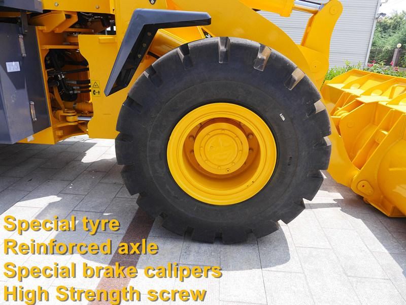 Official Manufacturer Heavy Construction Wheel Loader for Sale Payloader