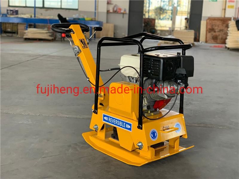 160kgs Bidirectional Type Plate Compactor C160b with Impact Force 35kn