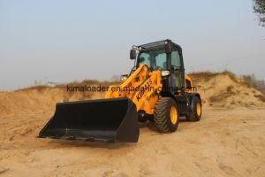 Compact Kima15A Small Farm Loader with Full View Cabin Parallel Linkage