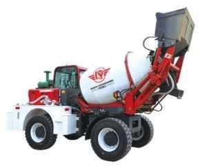 Electric Portable Mobile 3cbm Self-Loading Concrete Mixer Truck Price for Sale