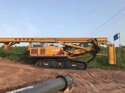 Hydraulic Piling Driver 102m Depth Rotary Drilling Rigs