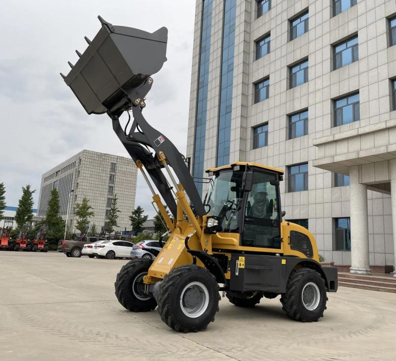 CE Approved ACTIVE 1.6ton AL916 Wheel Loader with Various Attachments for Sale