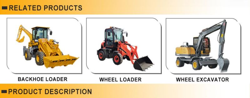 Long Life Time Cheap Excavator Rubber Track Bagger Mini Excavator