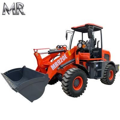 Popular 1.5ton Euro5 EPA4 Wheel Mini Loader with Canopy