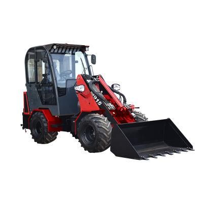 1500kg Light Weight Compact Size Mini Wheel Loader Trailer Transported China Loaders for Sale