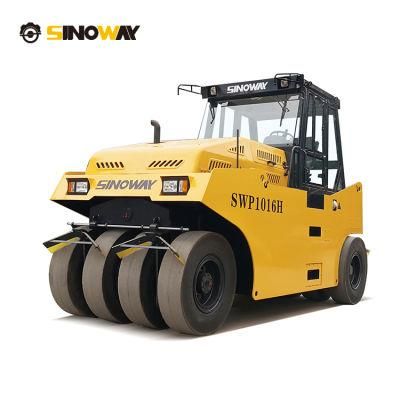 Construction Paver Compactor 16 Ton Pneumatic Asphalt Rubber Tyre Roller