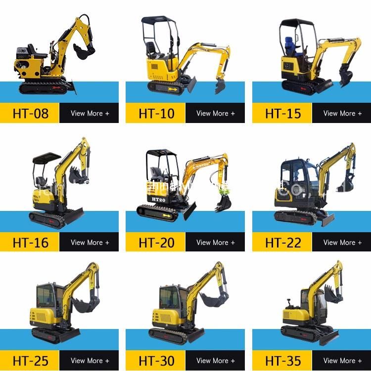 Shovel Backhoe Mini Digger Mini Excavator with Hydraulic Joystick for Garden