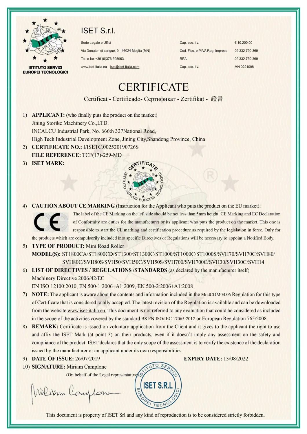 CE/ISO 9001 Hydraulic Compaction Plate Compactor with Factory Price