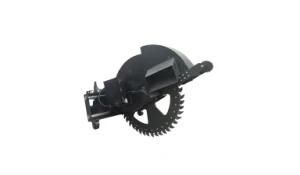 Solid Tyre Skid Steer Loader with Wheel Saw Attachment for Municipal