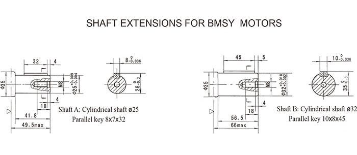 Bmss Bearingless High Pressure Hydraulic Motor