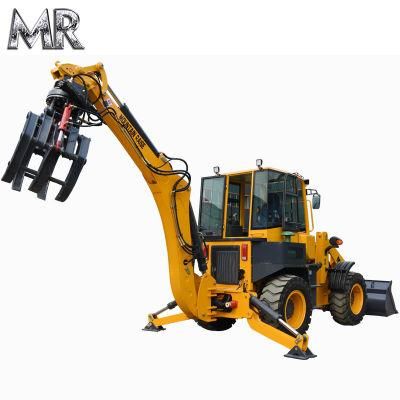 Sale 4X4 Heavy Big Compact Construction Wz30-25 Chinese Backhoe Loader