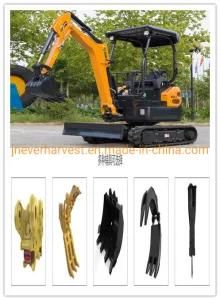 2ton Micro/Mini Digger Compact Excavator Prices with Thumb Bucket for Sale