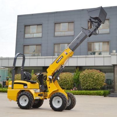 Machine Telescopic Boom Loader with Fork Accessory