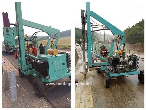 Hydraulic Static Pile Driver, Guardrail Pile Driver (hfbd-33)