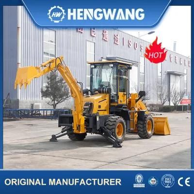 36kn Loader Breakout Force Backhoe Loader with 0.5m3 Loader Capacity