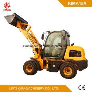 Kima15A Small Loader Passed Ce Test with Parallel Linkage 1.5 Ton